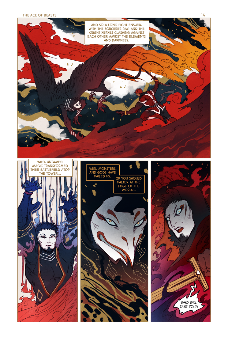 Skyset Knights: The Ace of Beasts page 14