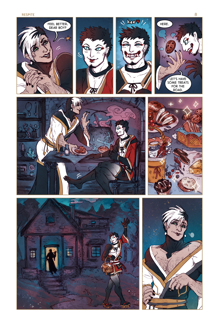 Skyset Knights: Respite page 8