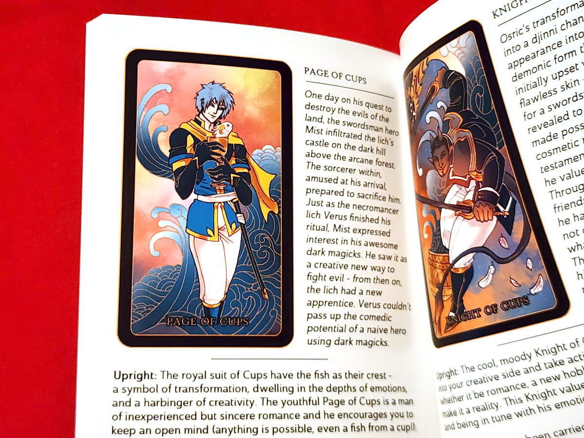The Starry Knight Tarot Guidebook interior