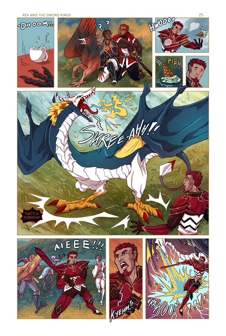 Skyset Knights: Rex and The Sword Kings page 25