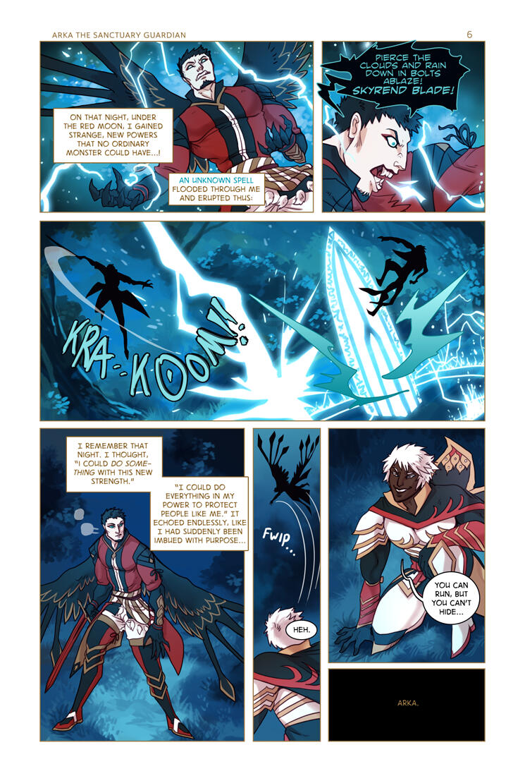 Skyset Knights: Arka the Sanctuary Guardian page 4