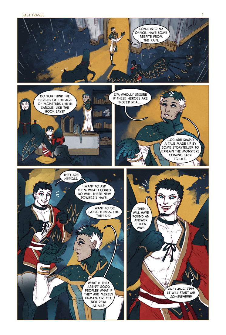 Skyset Knights: Fast Travel page 1