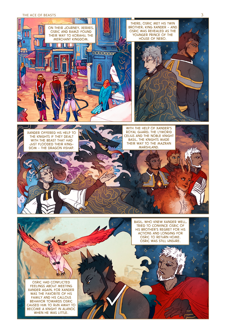 Skyset Knights: The Ace of Beasts page 3